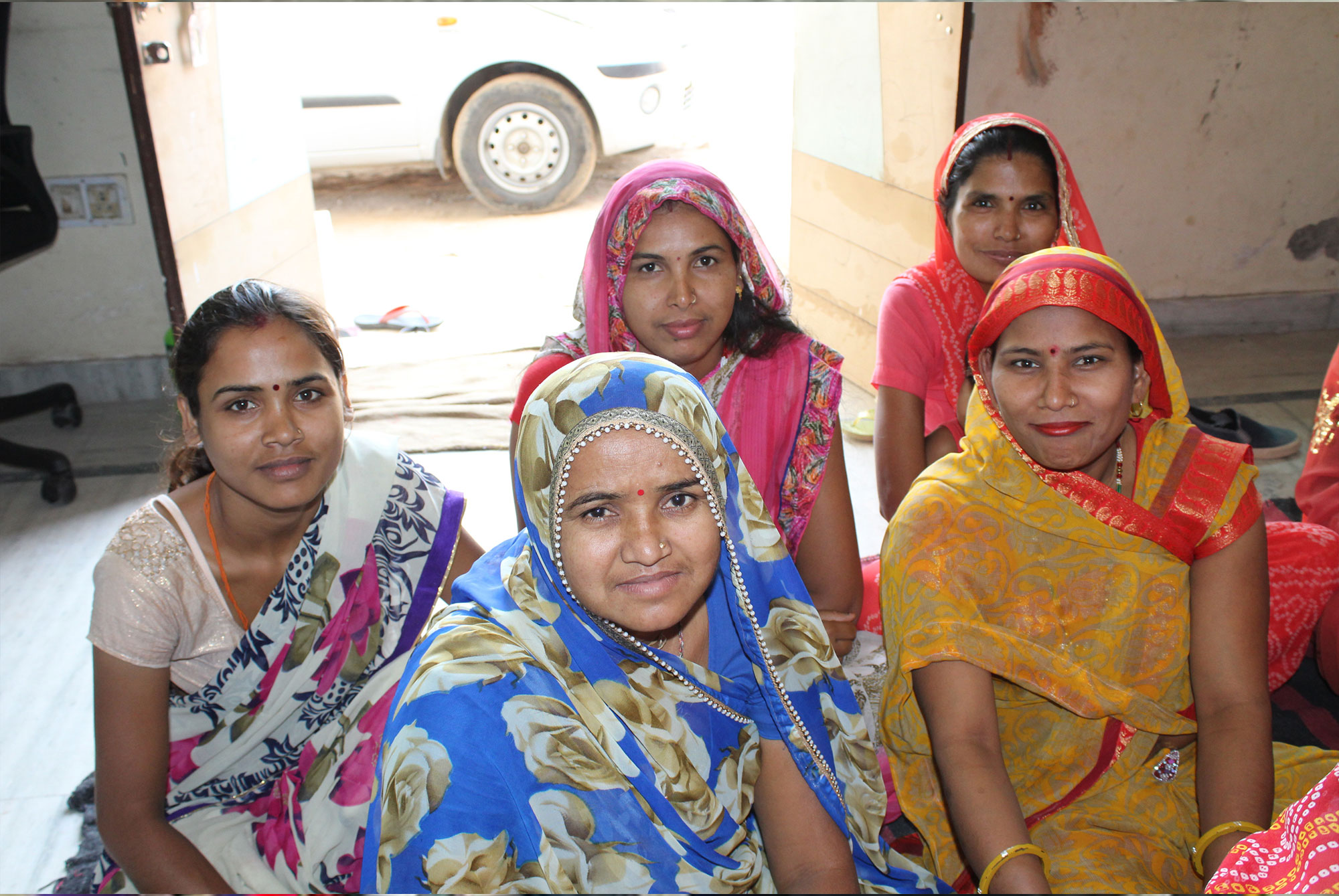 women in Nepal at a women empowerment project