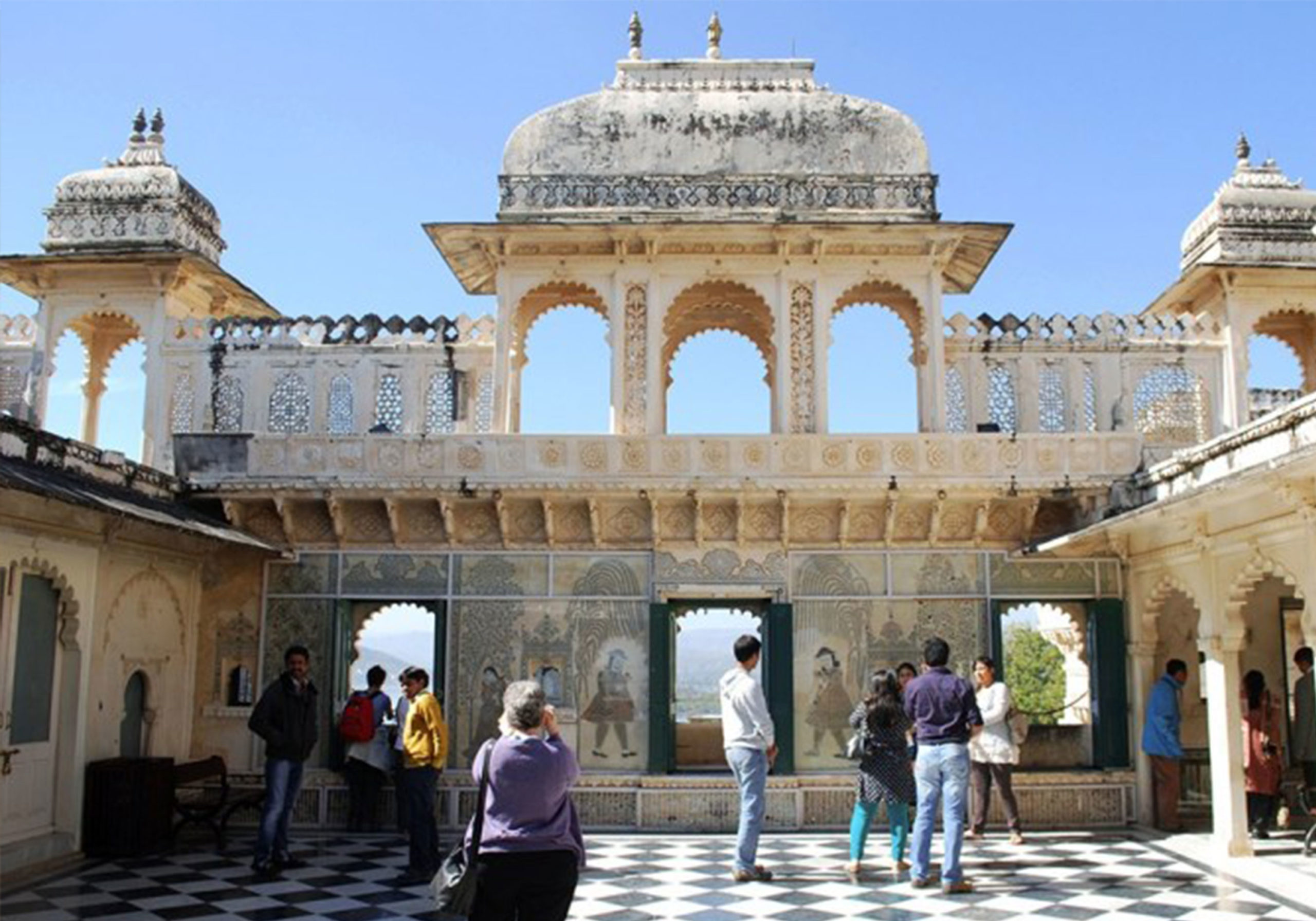 volunteer travel exploring a historical site