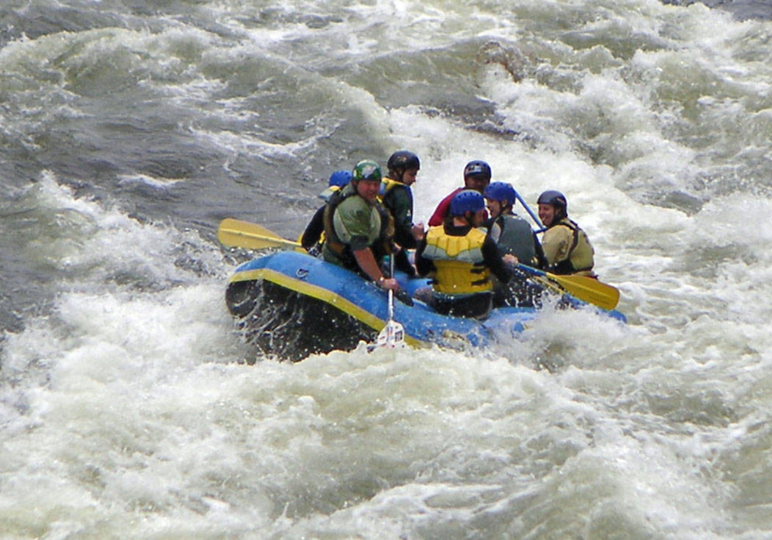 white water rafting in india