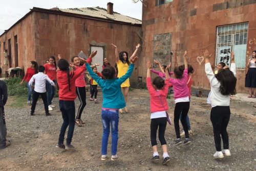girl empowerment volunteer in Armenia