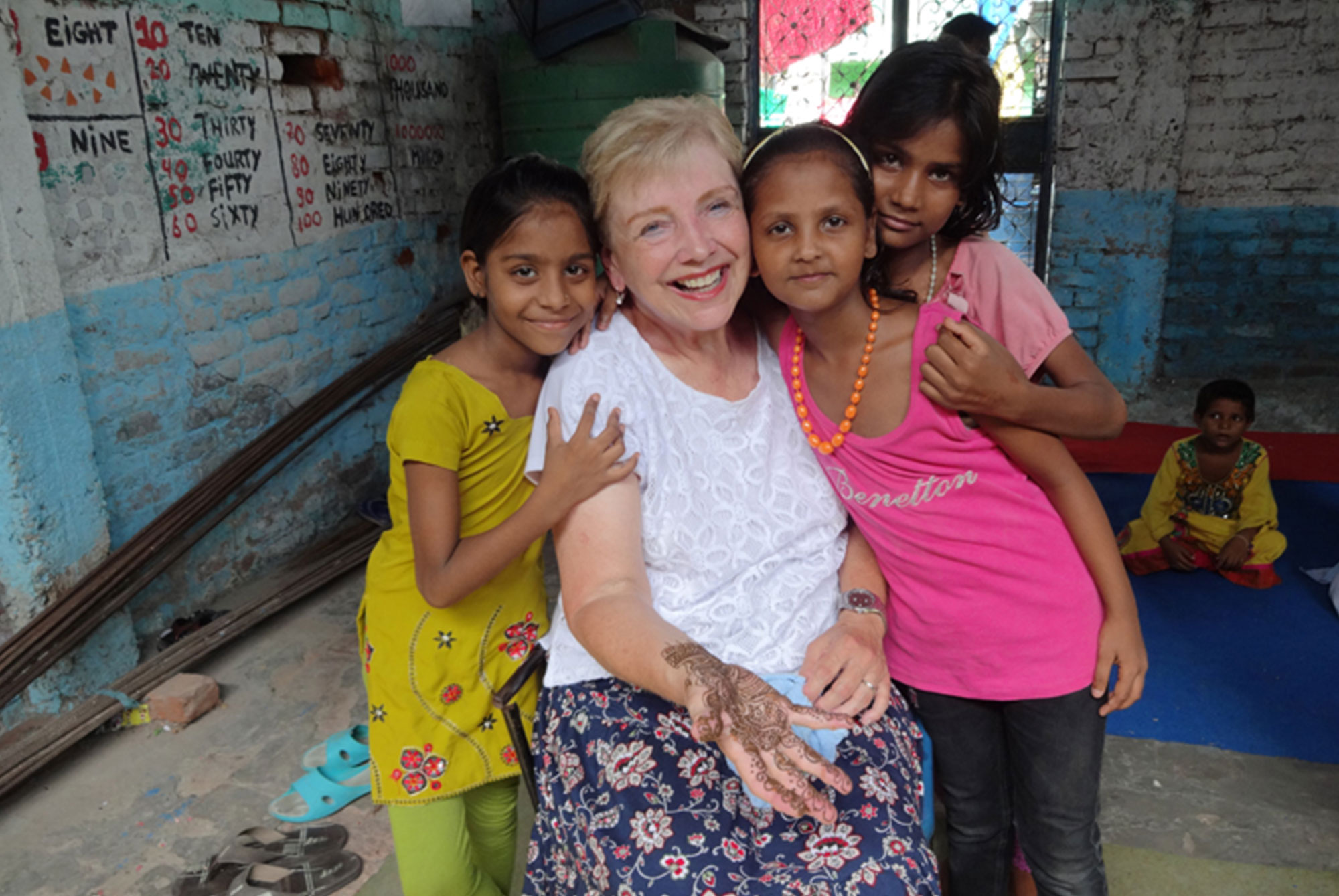teaching volunteering india